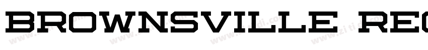 Brownsville Regular字体转换 Brownsville Regular字体转换